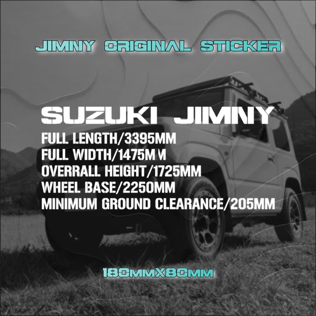JIMNY ジムニー カッティングステッカー デカール | STKGANGMADE