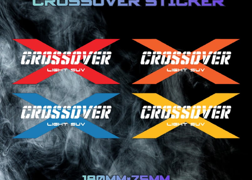 CROSSOVER カッティング ステッカー デカール | STKGANGMADE