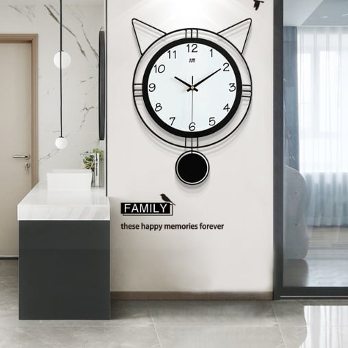 壁掛け時計 ウォールクロック クラシック ヨーロピアン シルバー 84204WC