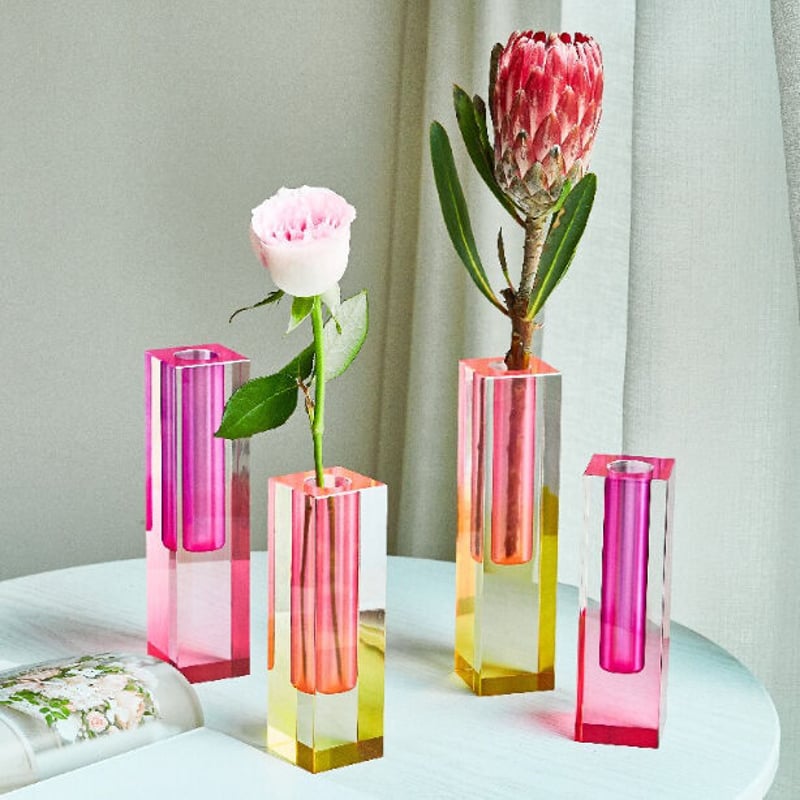 一輪差し マット花瓶 アクリル花瓶 試験管花瓶 Flower Vase123 一輪差し マット花瓶 アクリル花瓶 試験管花瓶 Flower Vase123