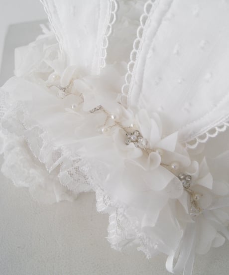 fluffy rabbit headdress