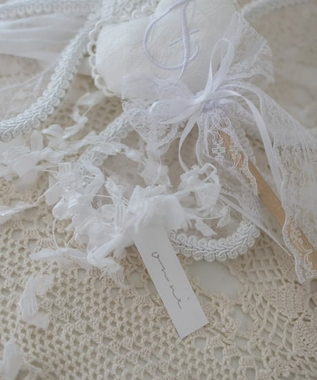 heart photo props(ピコレース・リボン枠なし)