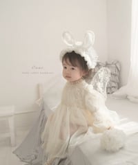 fluffy rabbit headdress