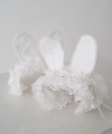 fluffy rabbit headdress