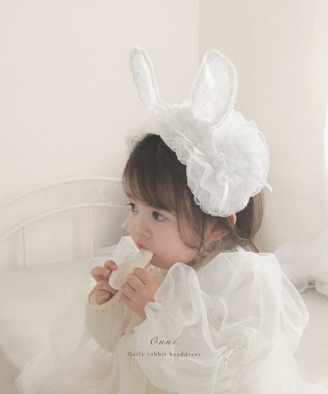 fluffy rabbit headdress