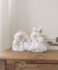 【予約販売】White Princess bear & bunny