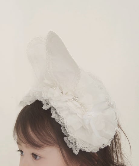 fluffy rabbit headdress