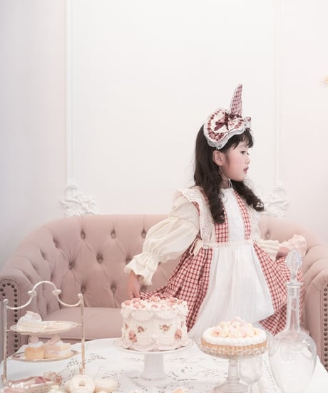 plaid rabbit headdress