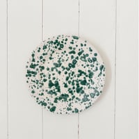 皿 / Fratelli Coli - assiett spruzzi verde