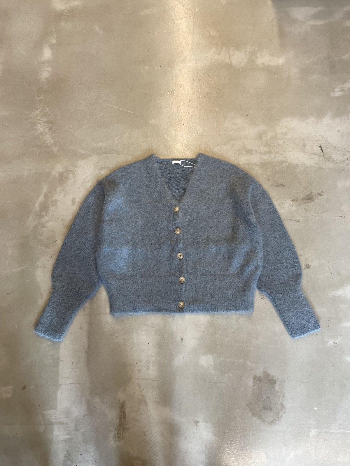 comm.arch Hand Framed Mohair Cardigan | niban S comm.arch Hand Framed Mohair Cardigan | niban S