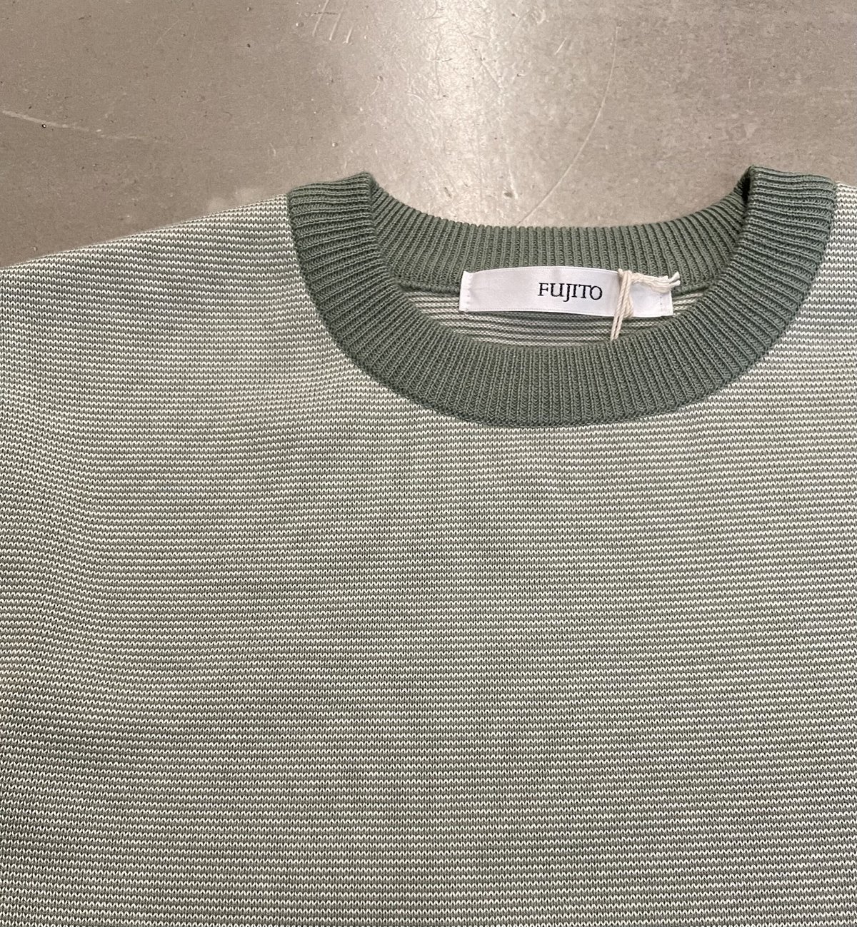 FUJITO Border L/S Knit T-Shirt | niban STORE