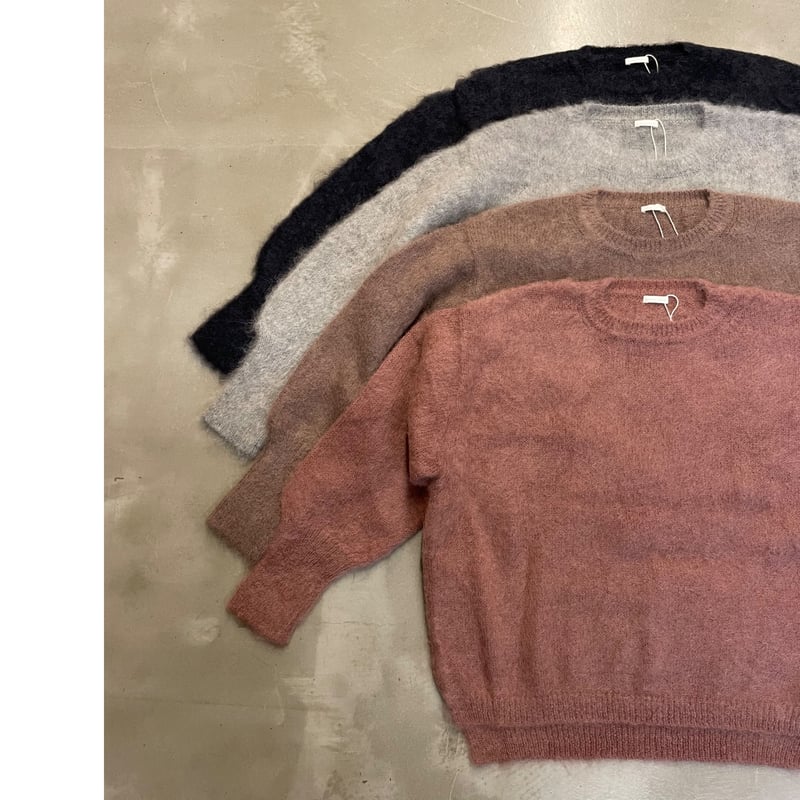 p*8様 【CON VERSATIONS】comm. arch.別注 手編みニッ comm.arch.(コムアーチ)2025aw Hand Framed Triple Mix P/O