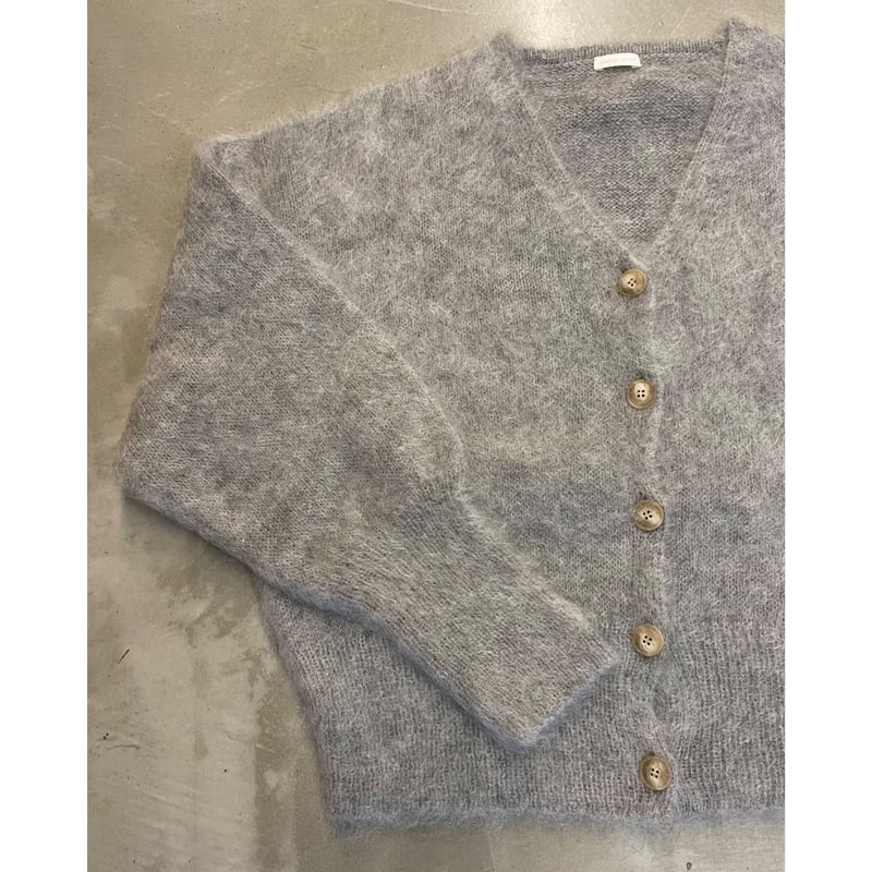 comm.arch Hand Framed Mohair Cardigan | niban S comm.arch Hand Framed Mohair Cardigan | niban S