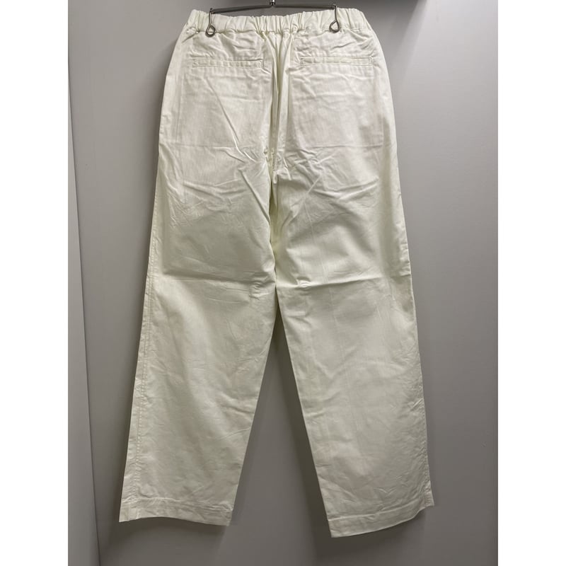 【新品】BRENA / ブレナ COQ PANTS サイズ46 オフホワイト 新品】BRENA / ブレナ COQ PANTS サイズ46 オフホワイト