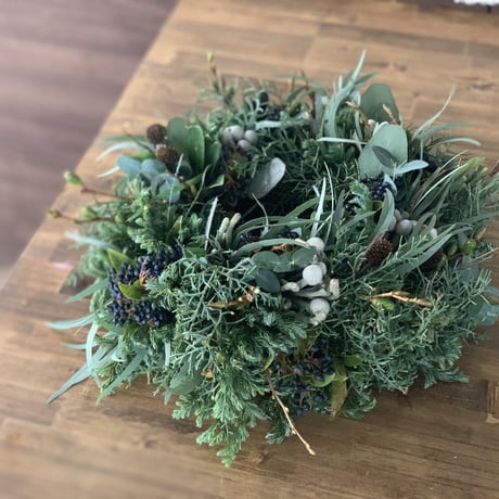 green wreath/Msize