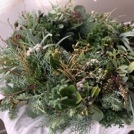 green wreath Lsize