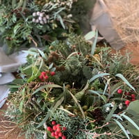 green wreath/red/Msize