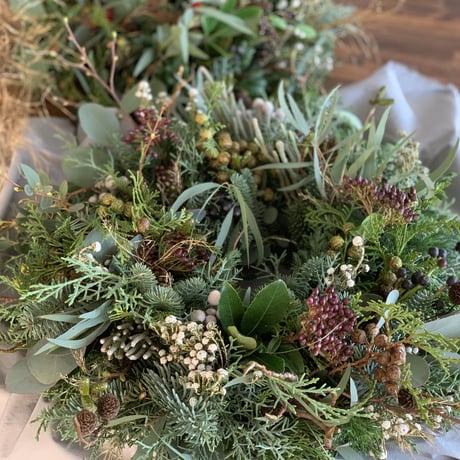 green wreath/Msize
