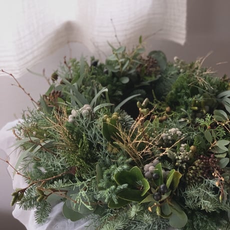 green wreath Lsize