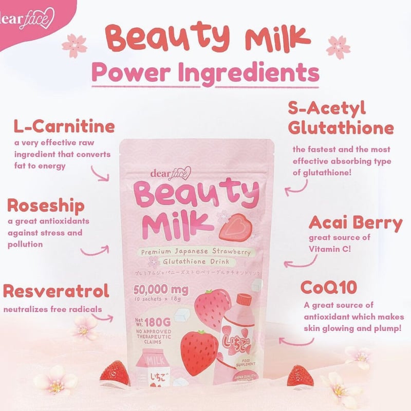 Beauty Milk Strawberry ビューティーミルクイチゴ | Jeryeth A