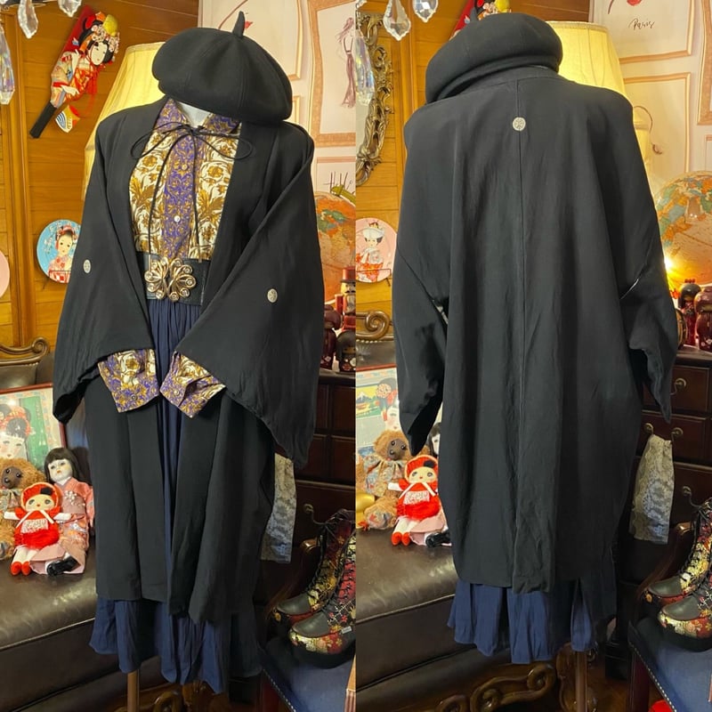 和洋折衷 コーディネート 黒羽織コーデ まとめ売り レトロ クラシカル