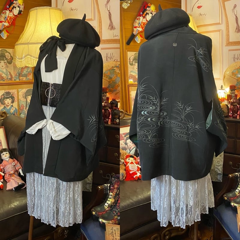 和洋折衷 黒羽織コーデセット コーディネート まとめ売り レトロ