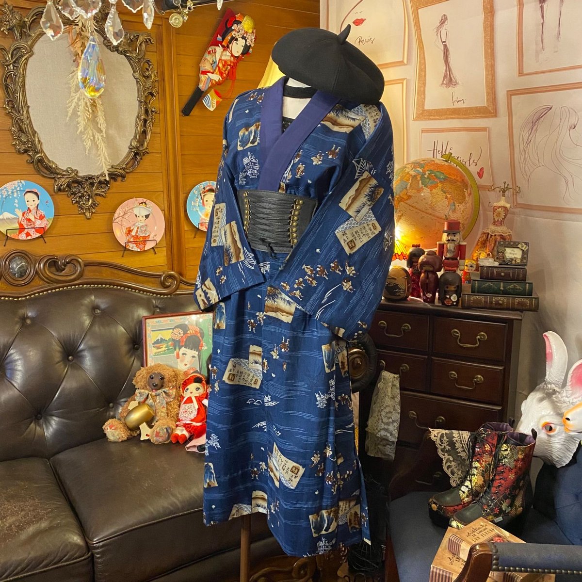 美品　正絹振袖フルセット　新品長襦袢　❤︎夢の世界のよう❤︎ fit=scale-down,w=1200