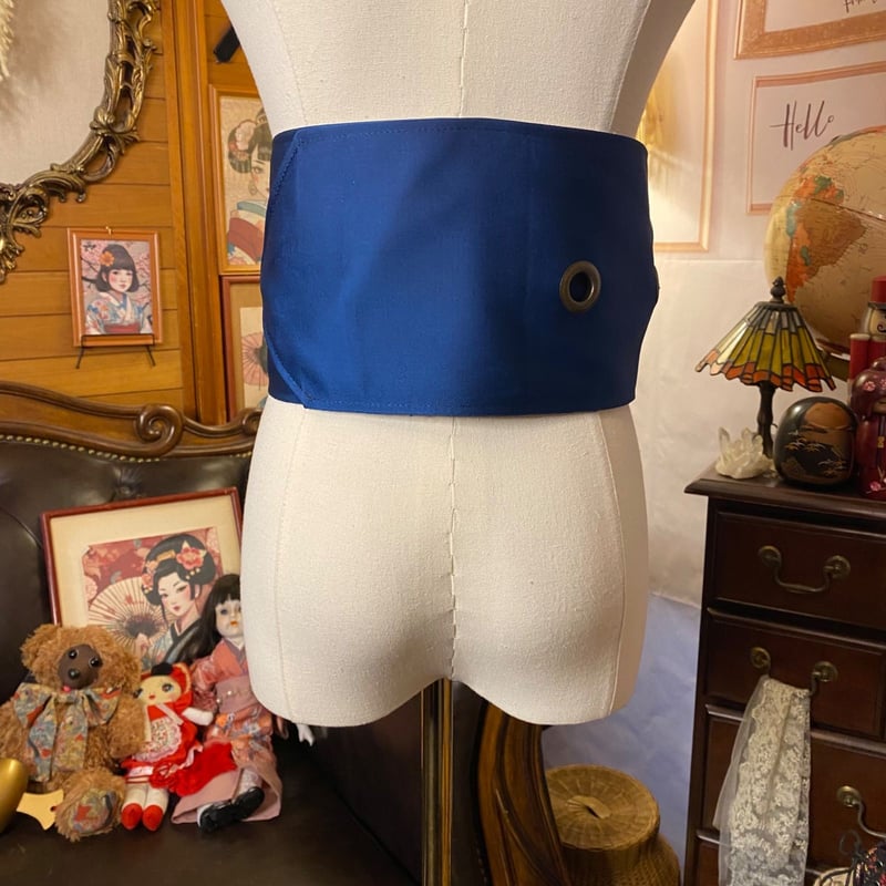 名古屋帯 リメイク サッシュベルト 飾り帯 和洋折衷 ハンドメイド