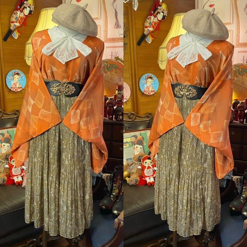 和洋折衷 コーディネート 道行コート コーデ まとめ売り レトロ