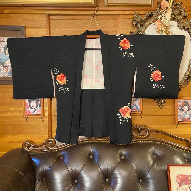 黒絵羽織コーデセット 和洋折衷で魅せるクラシカル