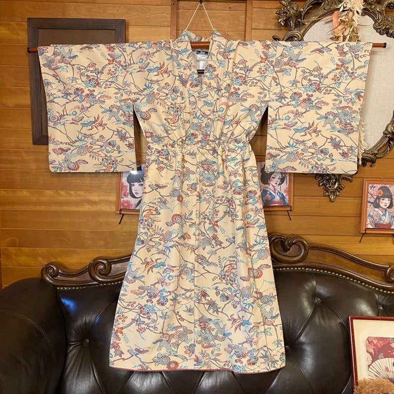 着物 ワンピース ドレス リメイク 重ね衿 襟 帯サッシュベルト