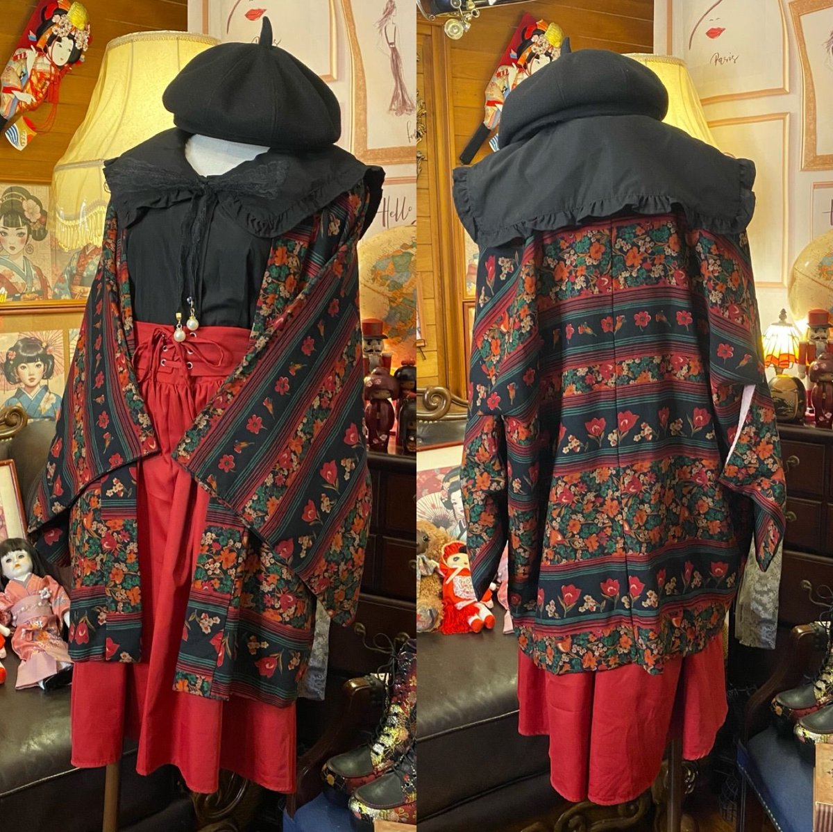 和洋折衷 羽織コーデセット コーディネート まとめ売り レトロ