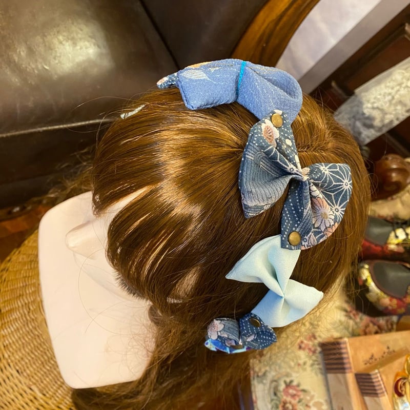 着物リメイク髪飾り Kimono Remake Hair Ornament Part 2 Assembly How to Make a