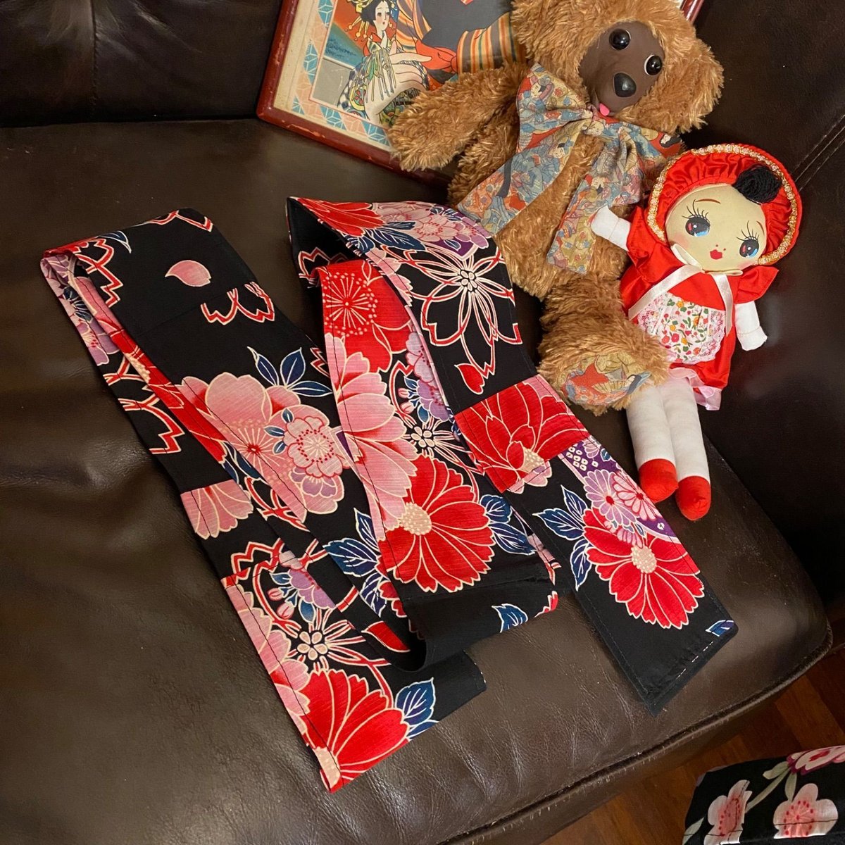 和洋折衷 レトロ古着 浴衣 ハンドメイド パッチワーク リメイク 