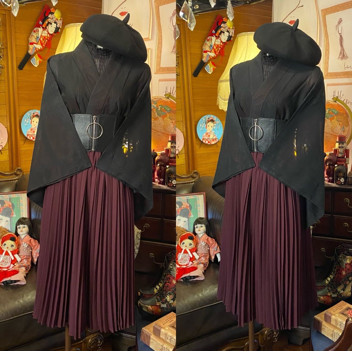 和洋折衷 コーディネート 夏羽織コーデ まとめ売り レトロ クラシカル  