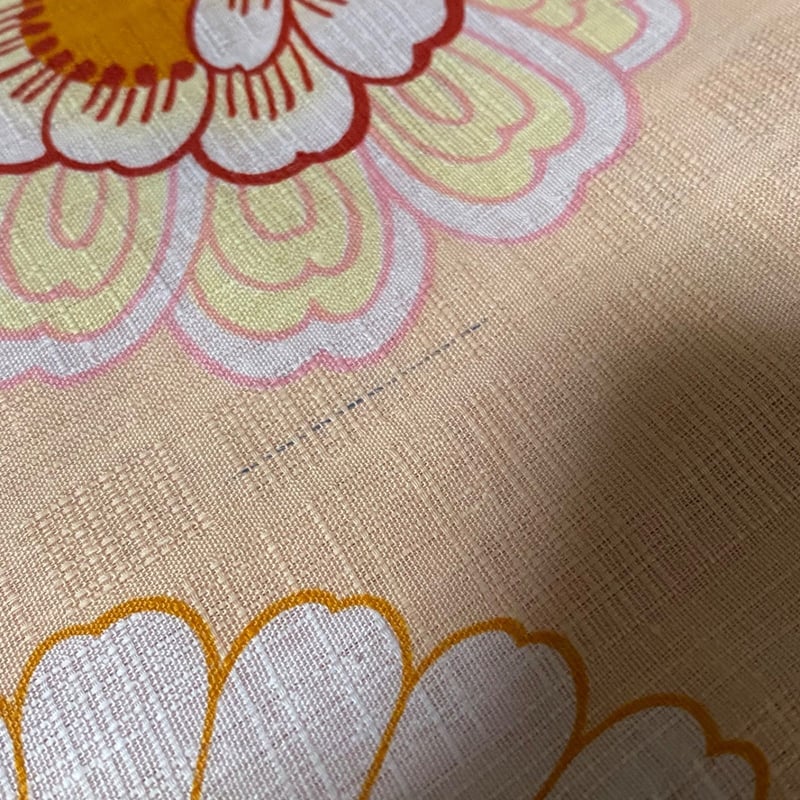 和洋折衷 レトロ 古着 浴衣 和 モダン ハンドメイド リメイク  