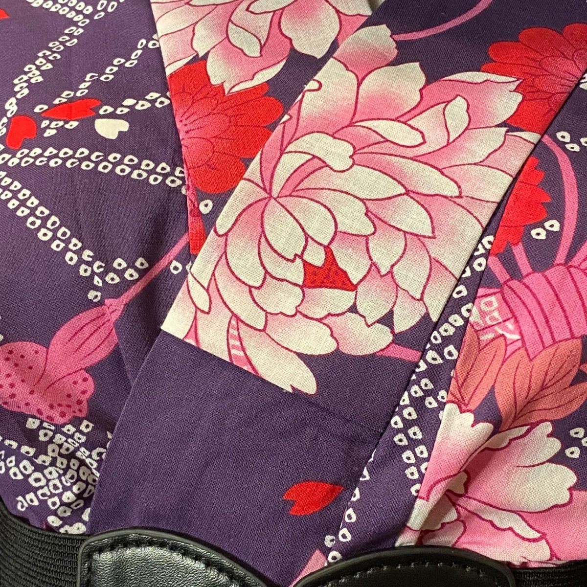 和洋折衷 浴衣 リメイク ワンピース ドレス 編み上げコルセットベルト