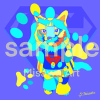 三澤アート　飛べるかニャン？　BLUE（受発注）