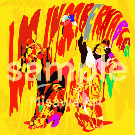 三澤アート　俺と俺のあいさつ　YELLOW