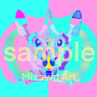 三澤アート　ボク?ワタシ？デグー？　BLUE