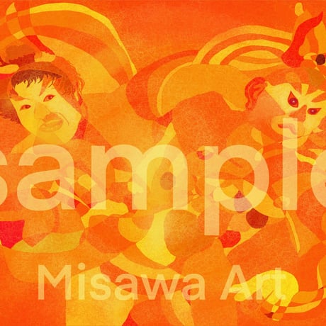 三澤アート　阿吽固め