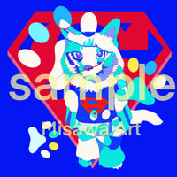三澤アート　飛べるかニャン？WHITE(受発注）