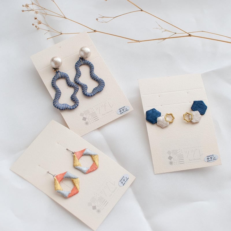みんしゃん専用♡art hexagon ピアス イヤリング hexaline | ツヅレ