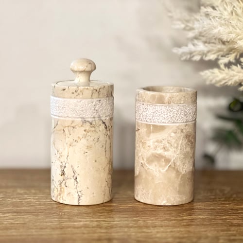 イタリア製　大理石　小物入れ　アンティーク　一点もの‼️ genuine alabaster】イタリア製 天然大理石の小物入れ – onetique