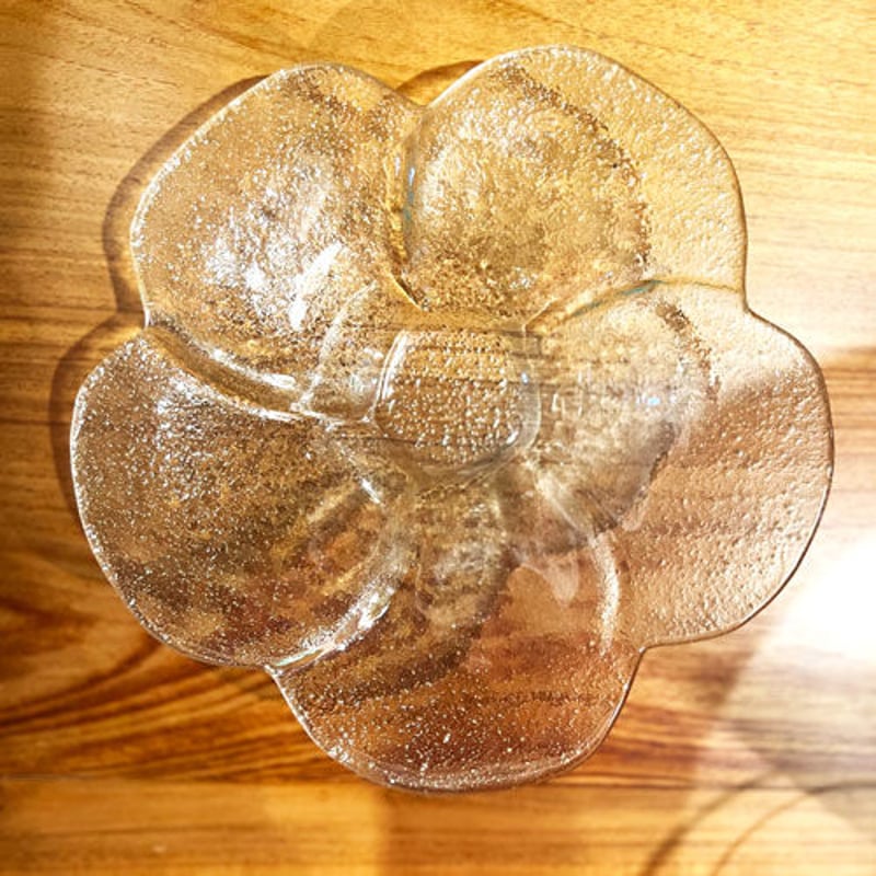 バリガラス フラワーオブジェ 21cm 水盤 水蓮鉢 | インテリアショップPasar