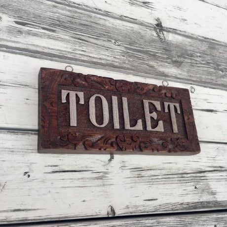 TOILET プレート