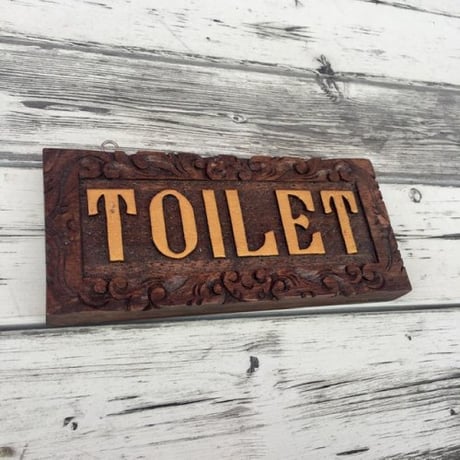 TOILET プレート