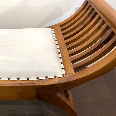 クッション付きアジアンチェア 　カルティニベンチ　KERTINI Bench