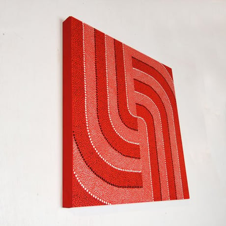 ドットアート RED 50×50(cm)
