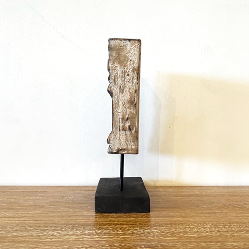 プリミティブ木彫りオブジェ スクエア トライバル | インテリア